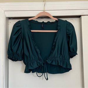 Satin Cardigan